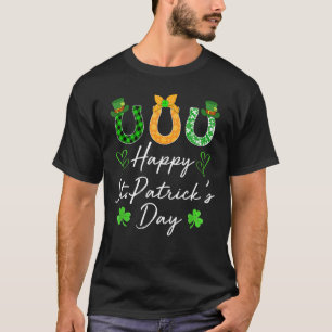 Frohen St. Patrick's Day Und Shamrock Classic Pfer T-Shirt