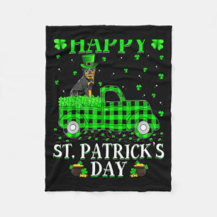 Frohen St. Patrick's Day Und Shamrock T-Shirt_1 Fleecedecke