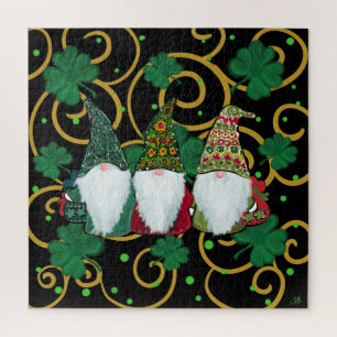 Frohen St. Patricks Tag GNOMES Puzzle