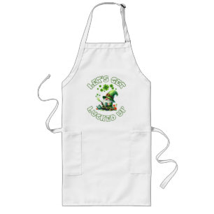 Frohen St. Patricks Tag Lange Schürze