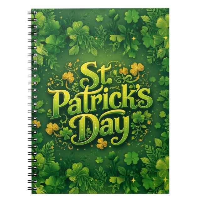 Frohen St. Patrick's Tag Notizblock (Vorderseite)