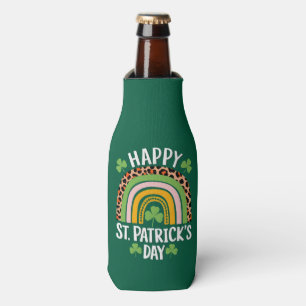 Frohen St. Patricks Tag Regenbogen Kleeblatt Flaschenkühler