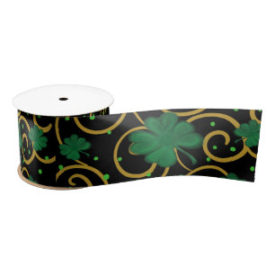 Frohen St. Patricks Tag      Satinband