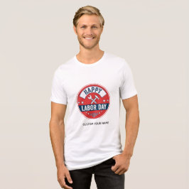 Frohen Tag der Arbeit Tri-Blend Shirt