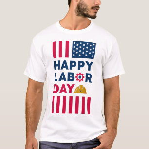 Frohen Tag der Arbeit, USA-Feiertag T-Shirt