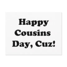 Frohen Tag der Cousins