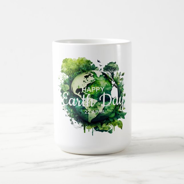 Frohen Tag der Erde-Feier 2026 Kaffeetasse (Mittel)