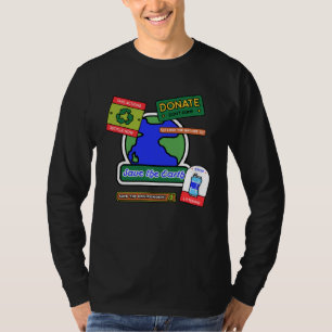Frohen Tag der Umwelt Unser Planet 9 T-Shirt