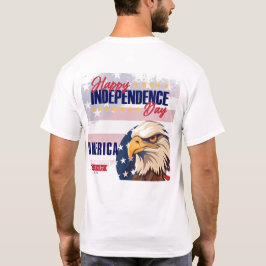 Frohen Unabhängigkeitstag Amerika Adler Patriotisc T-Shirt