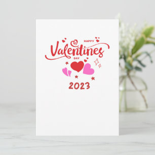 Frohen Valentinstag 2023 Feiertagskarte