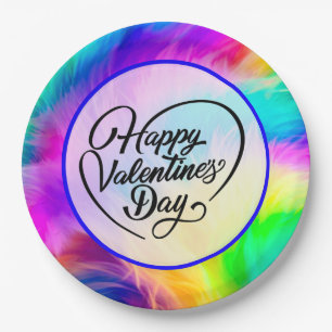 Frohen Valentinstag-23823 Pappteller