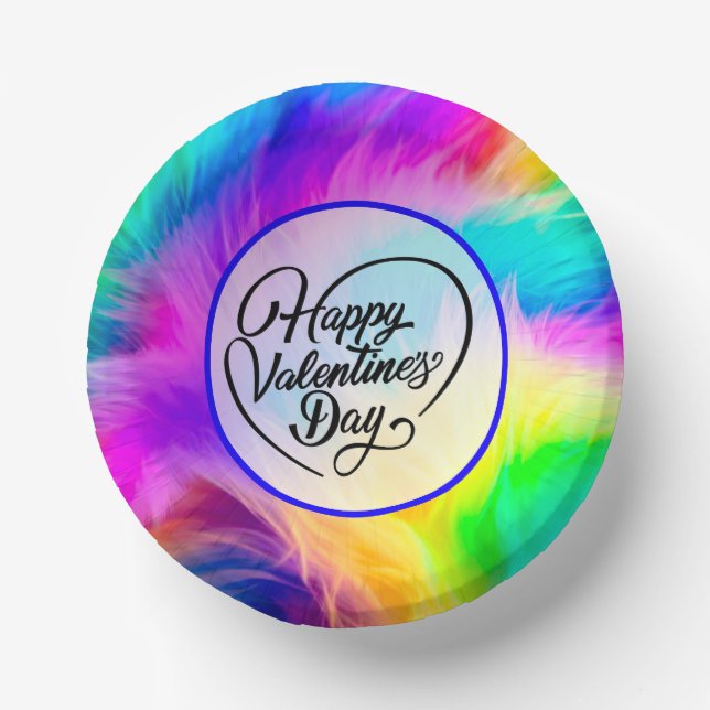 Frohen Valentinstag-23823 Pappteller (Vorderseite)
