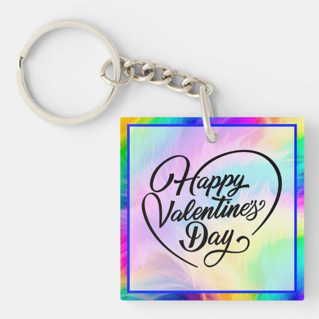 Frohen Valentinstag-23823 Schlüsselanhänger (Vorderseite)