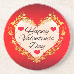 Frohen Valentinstag!-47949 Getränkeuntersetzer