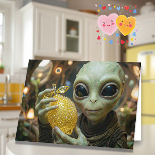 Frohen Valentinstag an meinen Haupt-Alien Karte