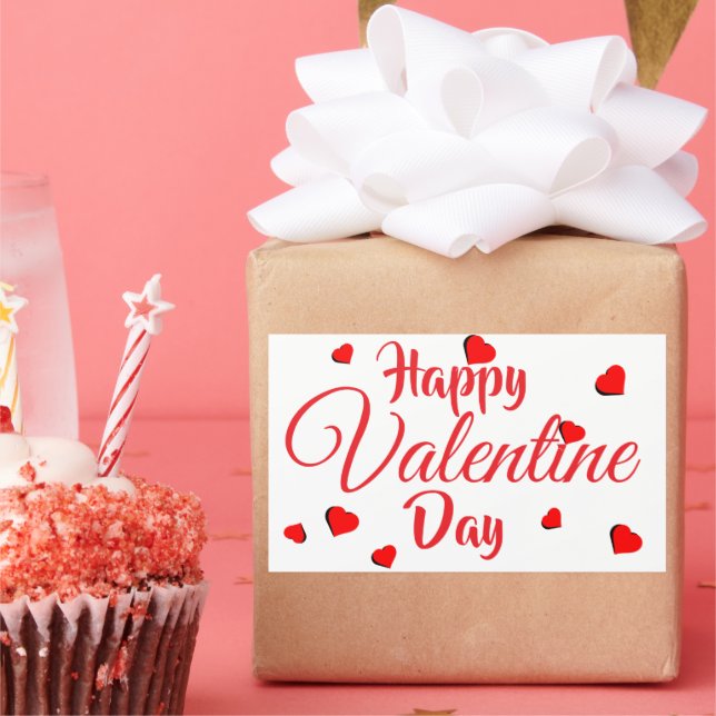 Frohen Valentinstag Aufkleber (Party)