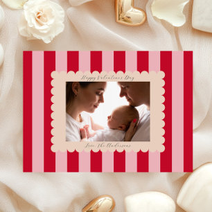 Frohen Valentinstag Benutzerdefiniertes Foto Moder Feiertagskarte