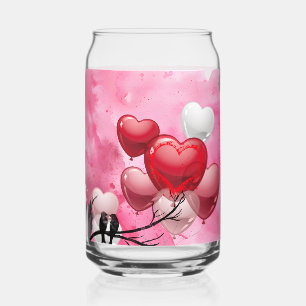 Frohen Valentinstag Dosenglas