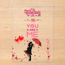 Frohen Valentinstag – Du und ich romantische Liebe