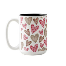 Frohen Valentinstag elegante farbenfrohe Herzen