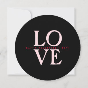 Frohen Valentinstag Eleganter Gruß Feiertagskarte