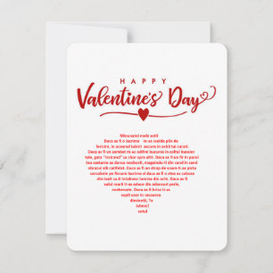 Frohen Valentinstag Feiertagskarte
