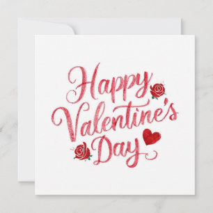 Frohen Valentinstag Feiertagskarte