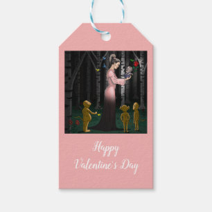 Frohen Valentinstag Geschenkanhänger