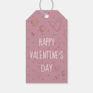 Frohen Valentinstag Geschenkanhänger