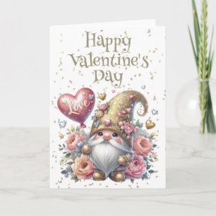 Frohen Valentinstag Gnom Karte