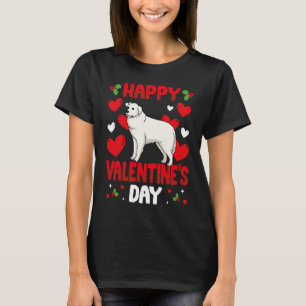 Frohen Valentinstag Great Pyrenees Herz Liebe Ani T-Shirt