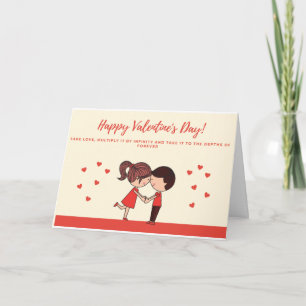 Frohen Valentinstag Karte