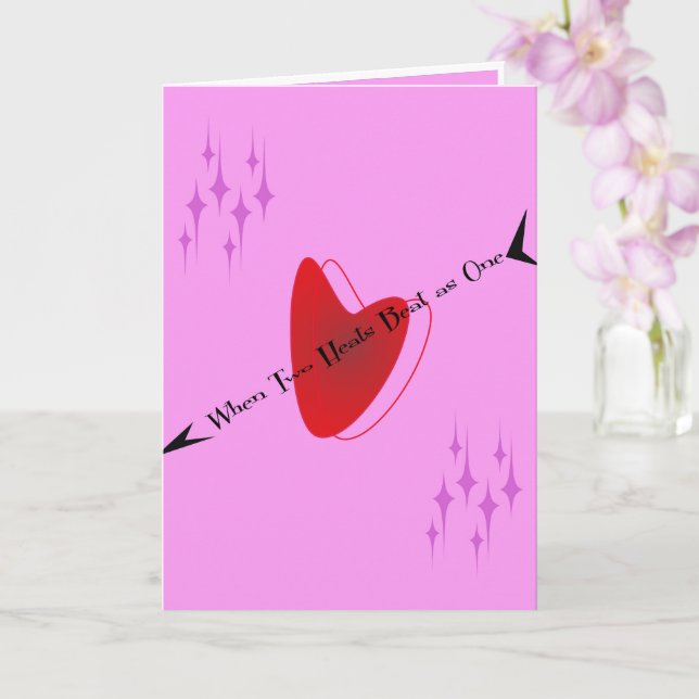 Frohen Valentinstag Karte (Orchidee)