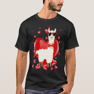 Frohen Valentinstag Lama Lama V Tag T-Shirt