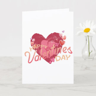 Frohen Valentinstag - Liebe und Umarmungen Karte