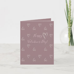 Frohen Valentinstag Liebevolle elegante Grüße Feiertagskarte