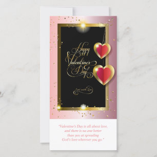 Frohen Valentinstag Lieblich Elegant Klassisch Feiertagskarte