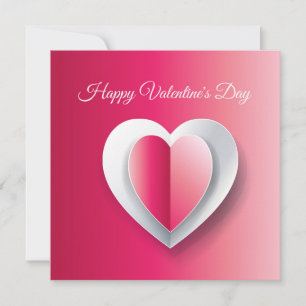 Frohen Valentinstag Liebvolle elegante Grüße Feiertagskarte