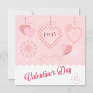 Frohen Valentinstag Liebvolle elegante Grüße Feiertagskarte