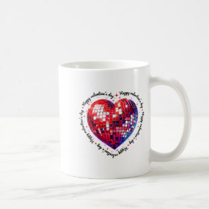Frohen Valentinstag Lustige Coquette Rote Disco Ku Kaffeetasse