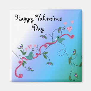 Frohen Valentinstag Magnet