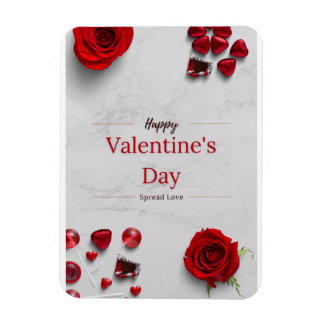 Frohen Valentinstag Magnet