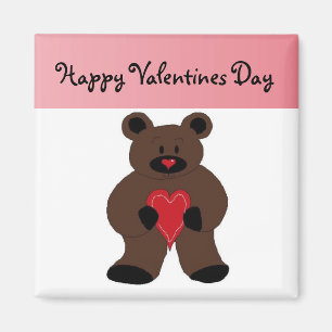 Frohen Valentinstag Magnet