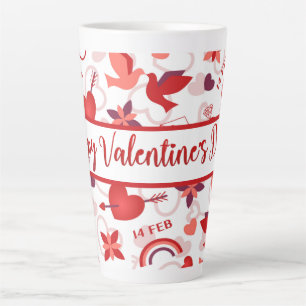 Frohen Valentinstag Milchtasse