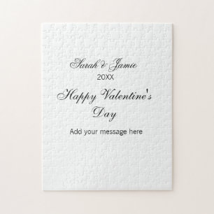 Frohen Valentinstag Name Datum Nachricht einfach e Puzzle