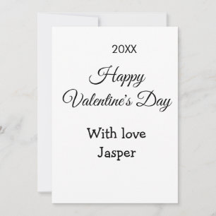 Frohen Valentinstag Name Liebe einfache Jahres sti Einladung