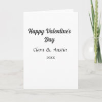 Frohen Valentinstag Namen Datum einfach minimal