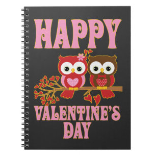 Frohen Valentinstag Notizblock
