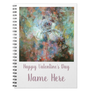 Frohen Valentinstag. Notizblock