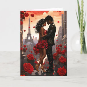 Frohen Valentinstag Paar Feiertagskarte